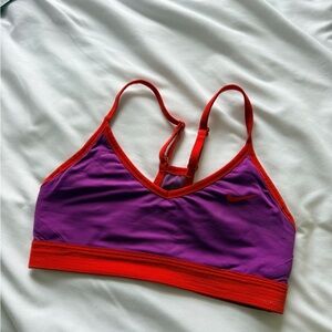 Nike Purple & Red Sports Bra women’s XS